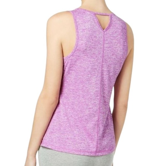 Ideology Women’s Essentials Keyhole Back Active Tank Top Crocus Petal Size XXL - Picture 2 of 2